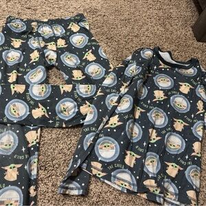 Kids Pajamas with Character Print - Blue